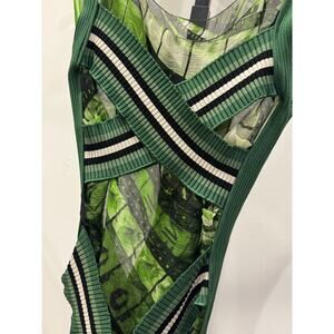 JEAN PAUL GAULTIER - Vintage Mini Dress, Green Size L